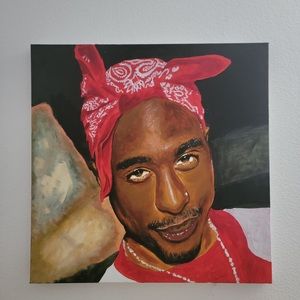 Acrylic 2x2 painting